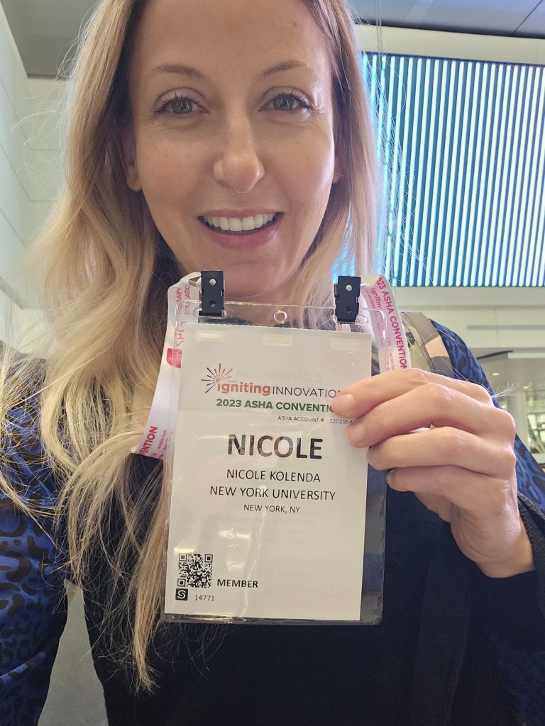 Nicole Kolenda, M.S., CCC-SLP