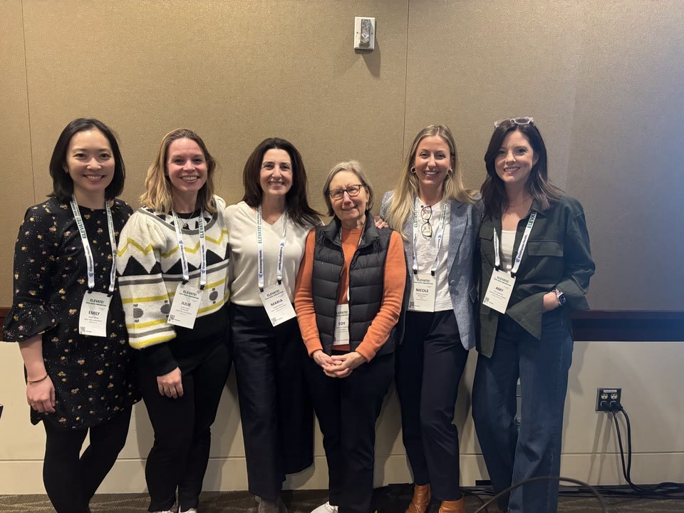Nicole with five colleagues at the 2024 ASHA Convention