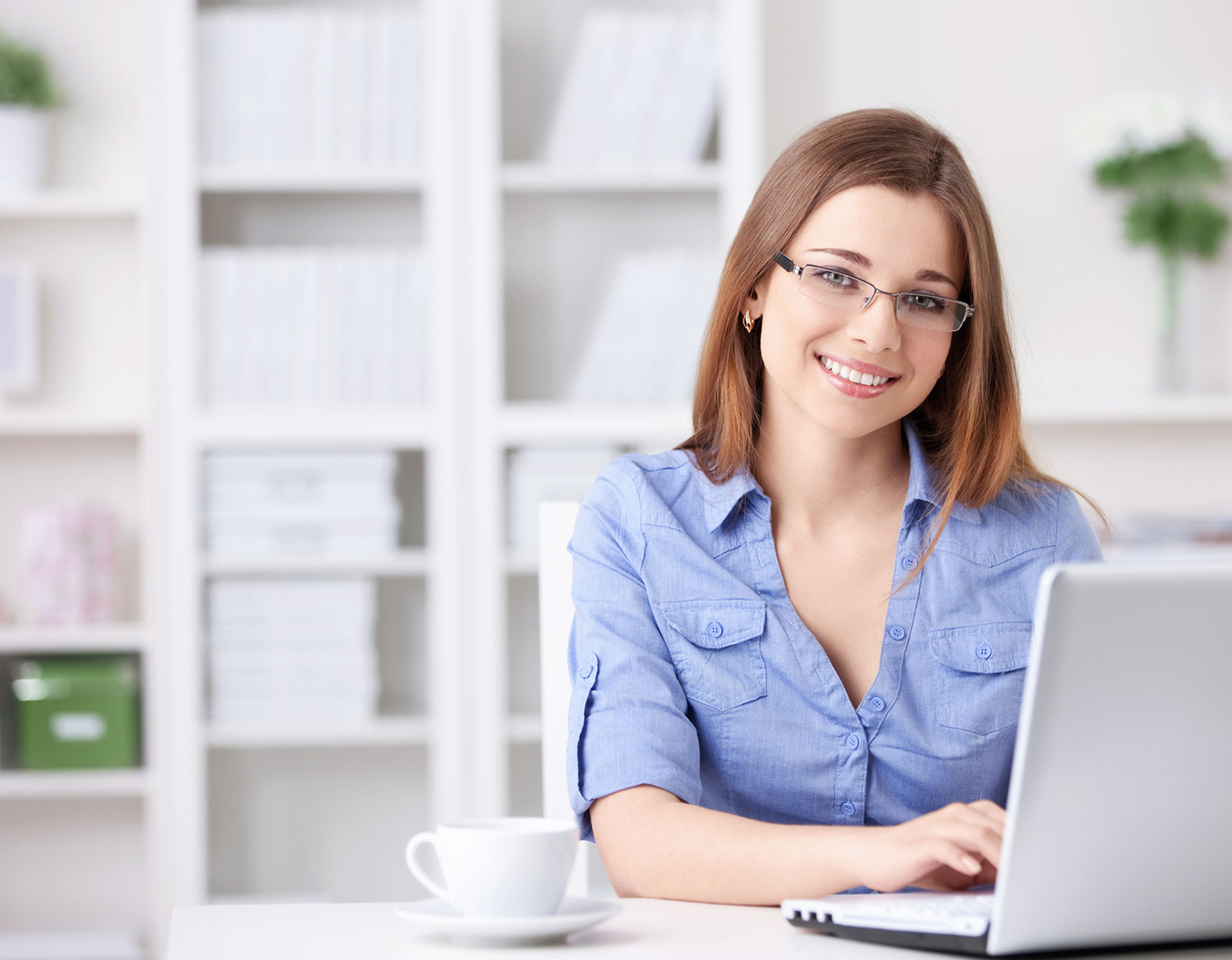 woman on laptop