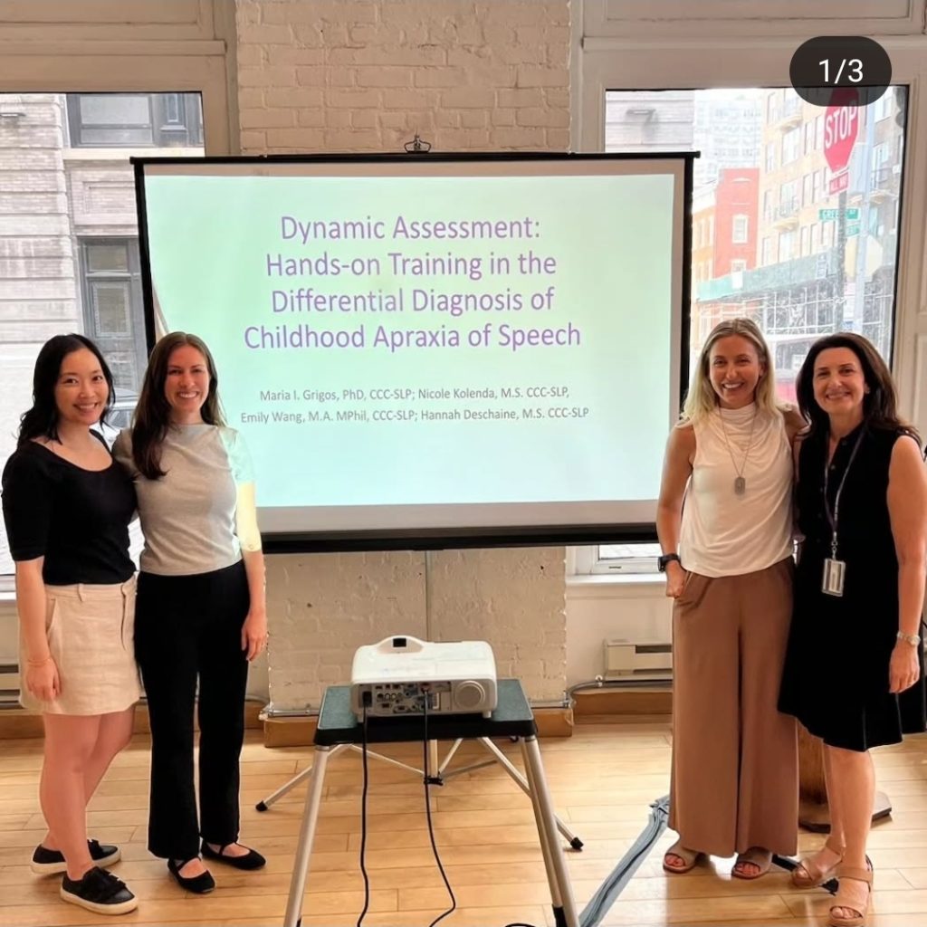 Dynamic Assessment- Nicole Kolenda, M.S., CCC-SLP--pediatric speech pathologist, motor speech expert, professor & speaker.